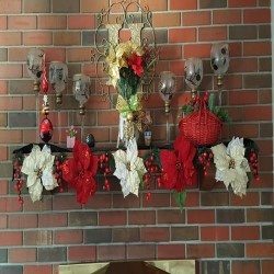 Interior seasonal decoration at Hillcrest Assisted Living